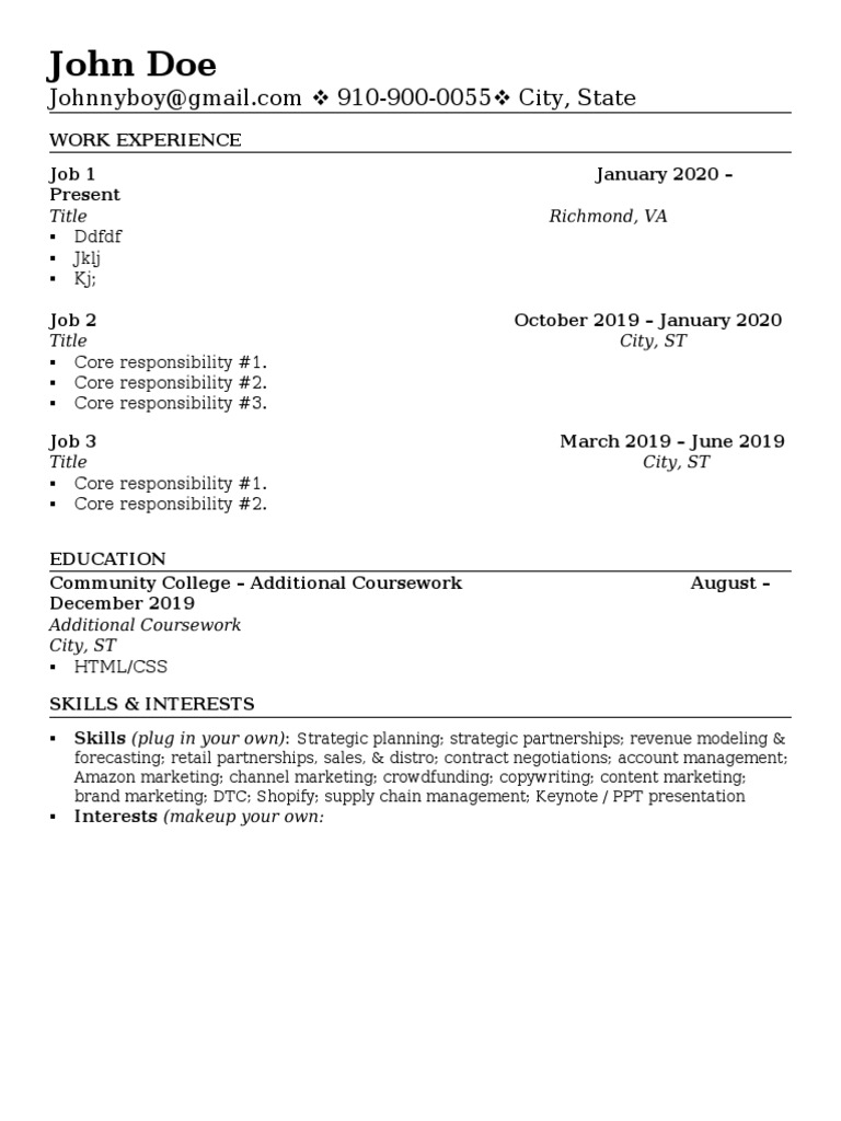 Professional Experience Overview | PDF | Career & Growth | Business