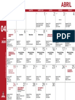 Calendario Bíblico Abril2020