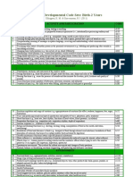 ICF-CY Developmental Code Sets: Birth-2 Years: Ellingsen, K. M. & Simeonsson, R.J. (2011)