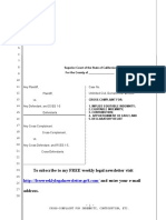 Sample Cross-Complaint For Indemnity For California