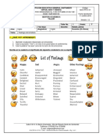 Taller 7A - Feelings and Emotions