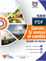 Plan de Desarrollo Leonardo Valenzuela Alcalde 2020-2023 Garzon Si Somos El Cambio PDF