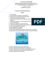 Talleres 1 Periodo Biología y Química Noveno