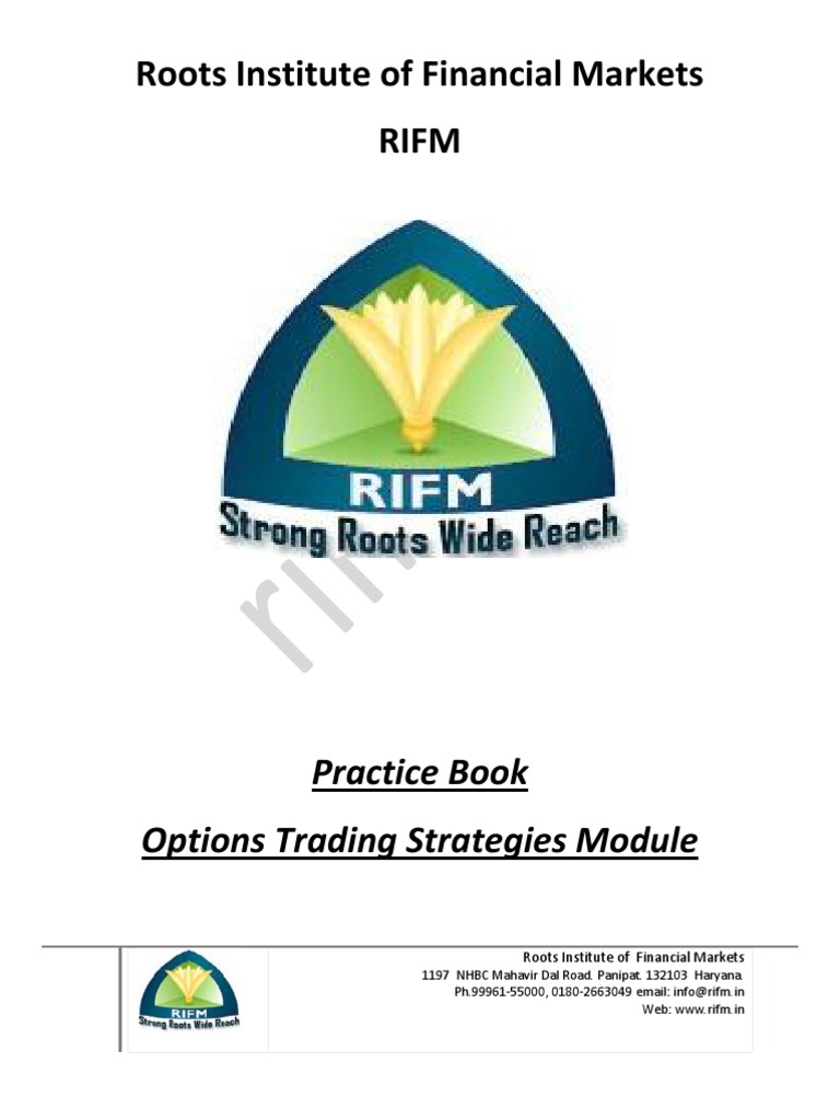 Option trading strategies pdf