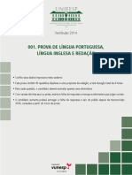 2014 - MISTO - Caderno de Questões - Prova de Língua Portuguesa, Língua Inglesa e Redação - Versão 01.pdf