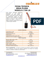 Ficha Tecnica Pluma Grua.