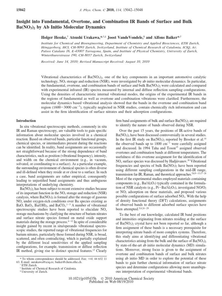 Infrared spectroscopy essay image