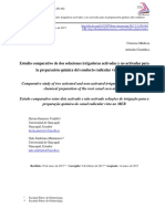 Estudio Comparativo de Dos Soluciones Irrigadoras Activadas y No Activadas para La Preparación Química Del Conducto Radicular Visto Al MEB