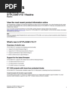 Simatic Engineering Tools S7-PLCSIM V15.1 Readme: View The Most Recent Product Information Online