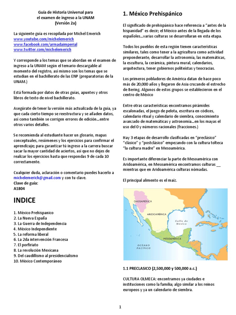 Historia de Mexico PDF | PDF | Nueva españa | México