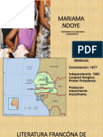 Francofonía en África (Senegal) - Mariama Ndoye