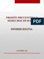 Prision Preventiva y Derechos Humanos en Bolivia PDF