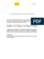 Cuestionario PST. Salud Mental PDF