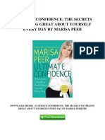 ULTIMATE CONFIDENCE SECRETS FEEL GREAT BY MARISA PEER