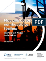 Combustibles Fosiles Transicion Fiscal en Mexico