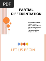 Partial Differentiation