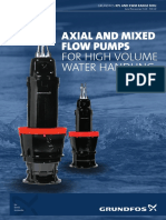 Axial and Mixed Flow Pumps For High Volume Water Handling