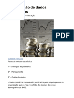 Organização de dados estatísticos