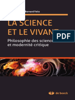 La Science Et Le Vivant