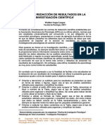 Guia para Redactar Resultados