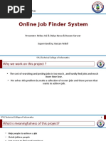 Online Job Finder System: Presenter: Rebaz Asi & Dalya Kawa & Bawan Sarwar