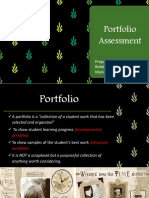Portfolio Assessment: Prepared By: Robbie Liza E. Caytiles Marie M. Loria