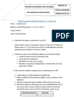 Evaluacion de Prevención de Covid 19