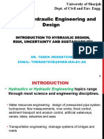 Chapter #2 - Principals of Hydraulic Design