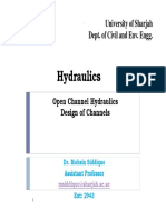 Open Channel Design PDF