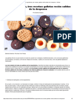 Tres Ingredientes, Tres Recetas - Galletas Recién Salidas de La Despensa - Infobae