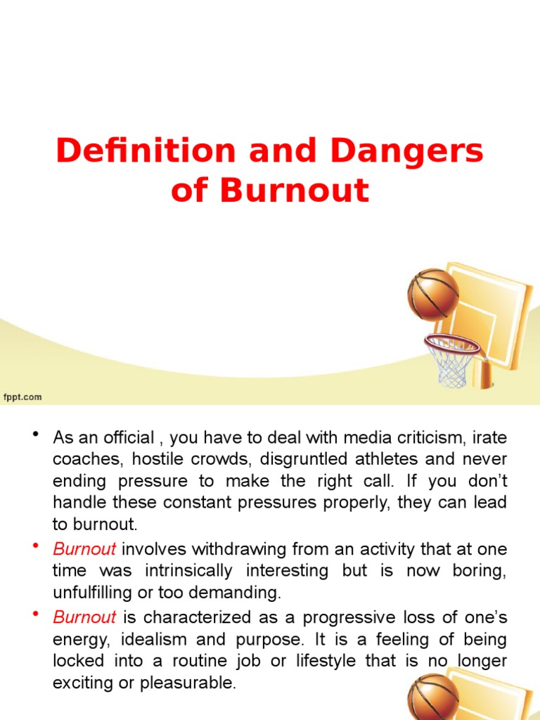 Understanding Burnout in Officiating | PDF | Occupational Burnout | Referee