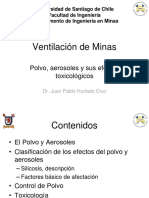 Ventilación de Minas y Polvo: Efectos Toxicológicos