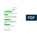 Formulas Index