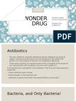 The Wonder Drug: Student Name: Yousra Mohamed Student No.: 21806757