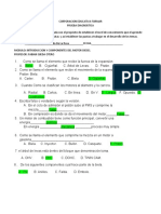 Prueba Diagnostica Introduccion y Componentes Del Motor Diesel