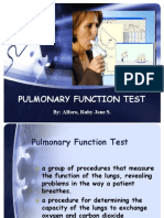 Pulmonary Function Test: By: Alfaro, Ruby Jane S