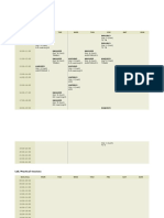 Semester 2 Lecture and Lab Timetable