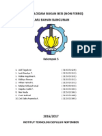 Makalah Logam Bukan Besi (Non Ferro) Ilmu Bahan Bangunan: Kelompok 5