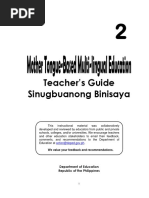 Teaching Guide MTB Mle Grade2 PDF