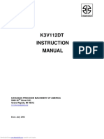 K3V112DT Instruction Manual: Kawasaki Precision Machinery of America 5080 36 Street S.E. Grand Rapids, MI 49512