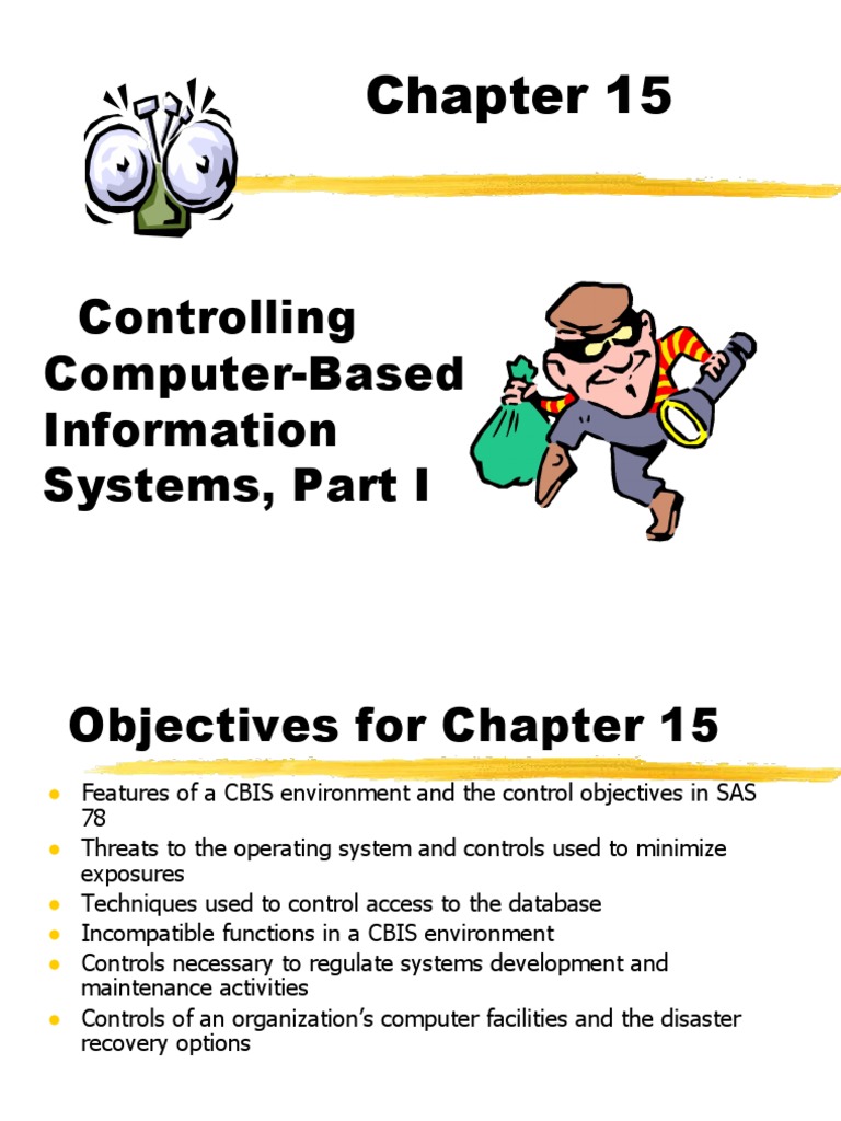 Controlling Computer-Based Information Systems, Part I | PDF | Software ...