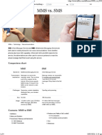 Mms vs. SMS: Comparison Chart