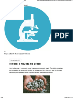 Nióbio_ a riqueza do Brasil - Engenheiro de Materiais