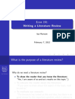 Writing A Literature Review PDF