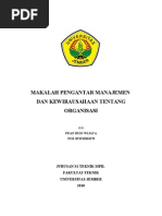 Download Makalah Pengantar Manajemen Dan Kewirausahaan by react25691 SN46193132 doc pdf