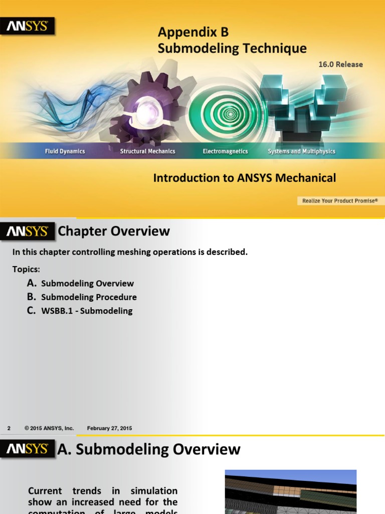 Appendix B Submodeling Technique Introduction To Ansys Mechanical