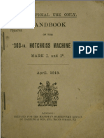 Handbook of the 303 Hotchkiss Machine Gun Mark I 1918