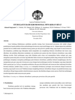 Laporan Praktikum Genetika - Studi Kasus Basis Kromosomal Pewarisan Sifat