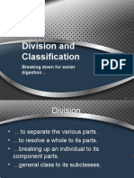 CRITICAL 1 - Division and Classification