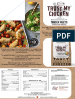 Trust My Chicken InfoSheet Tender Filets